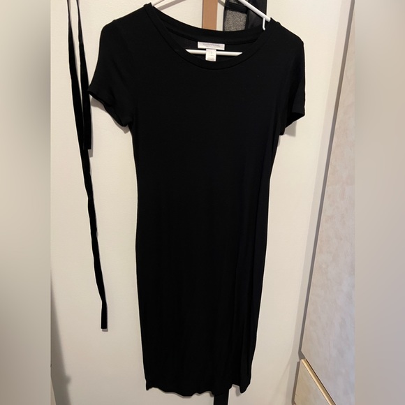 Motherhood Maternity rib knit black dress size xsmall - Picture 2 of 4